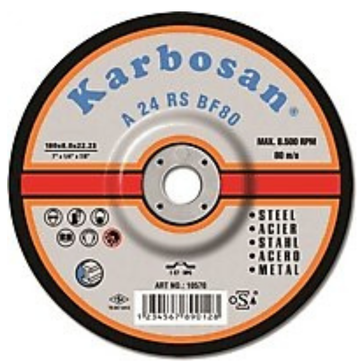 KARBOSAN METALFLEX TAŞ 180X8 910580