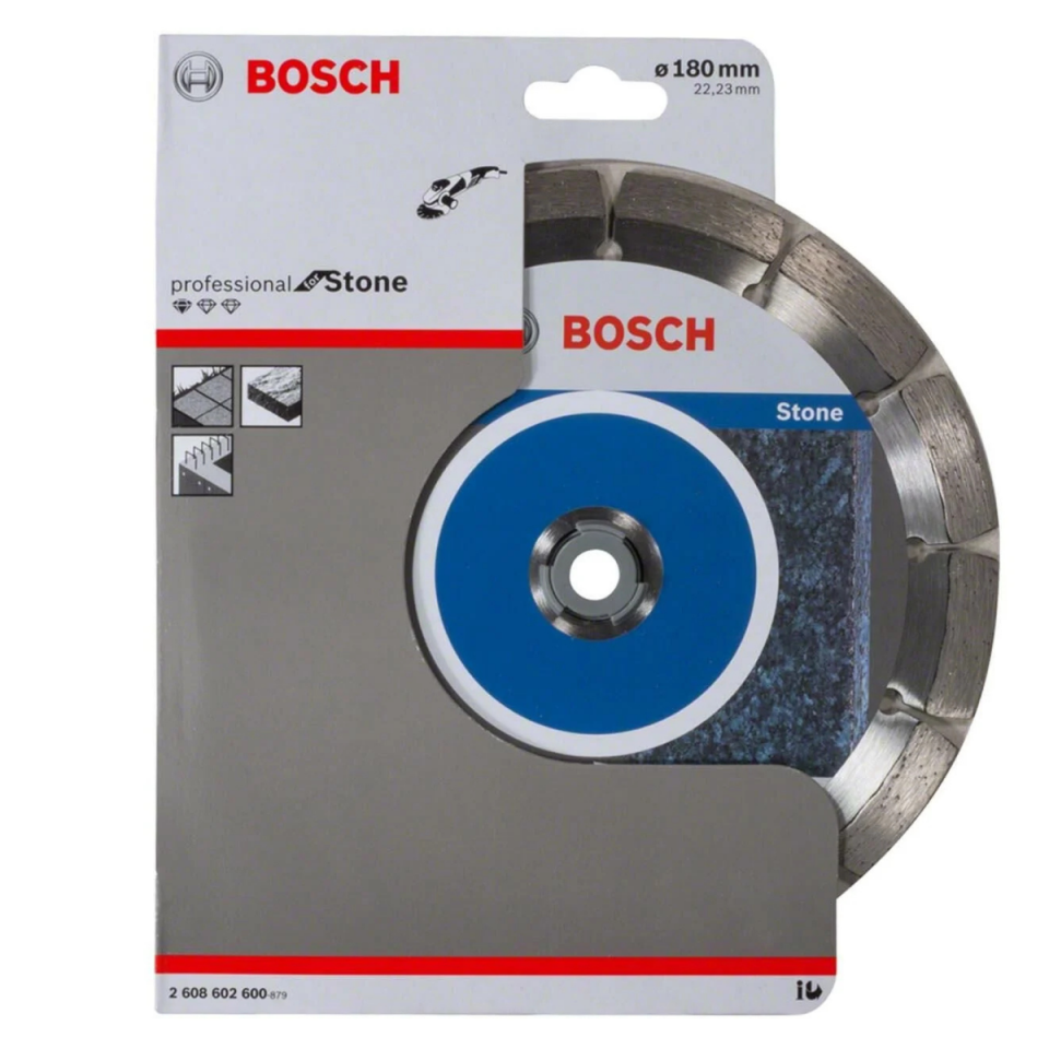 BOSCH ELMAS BIÇAK 180 MM (DOĞAL TAŞ GRANİT)