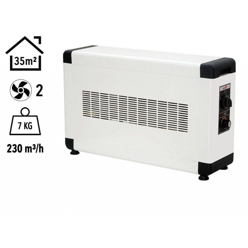HEATBOX BOARD 3000W ELEKTRİKLİ FANLI ISITICI KREM