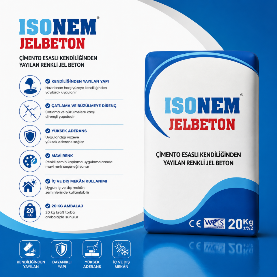 Isonem Jelbeton Mavi 20 Kg