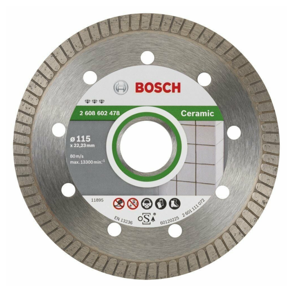 BOSCH ELMAS SERAMİK KESME 115 MM