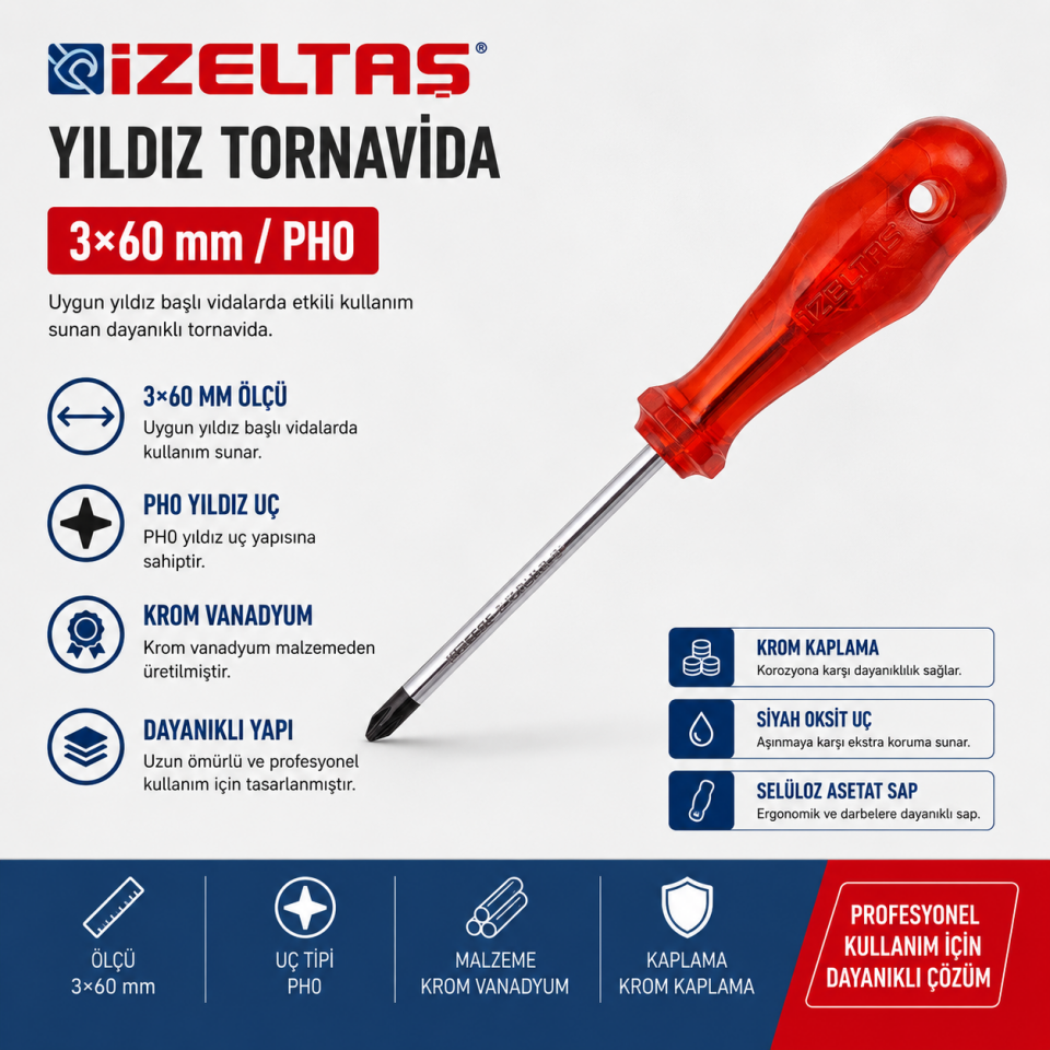 İZELTAŞ 3X60 YILDIZ TORNAVİDA KRAFT