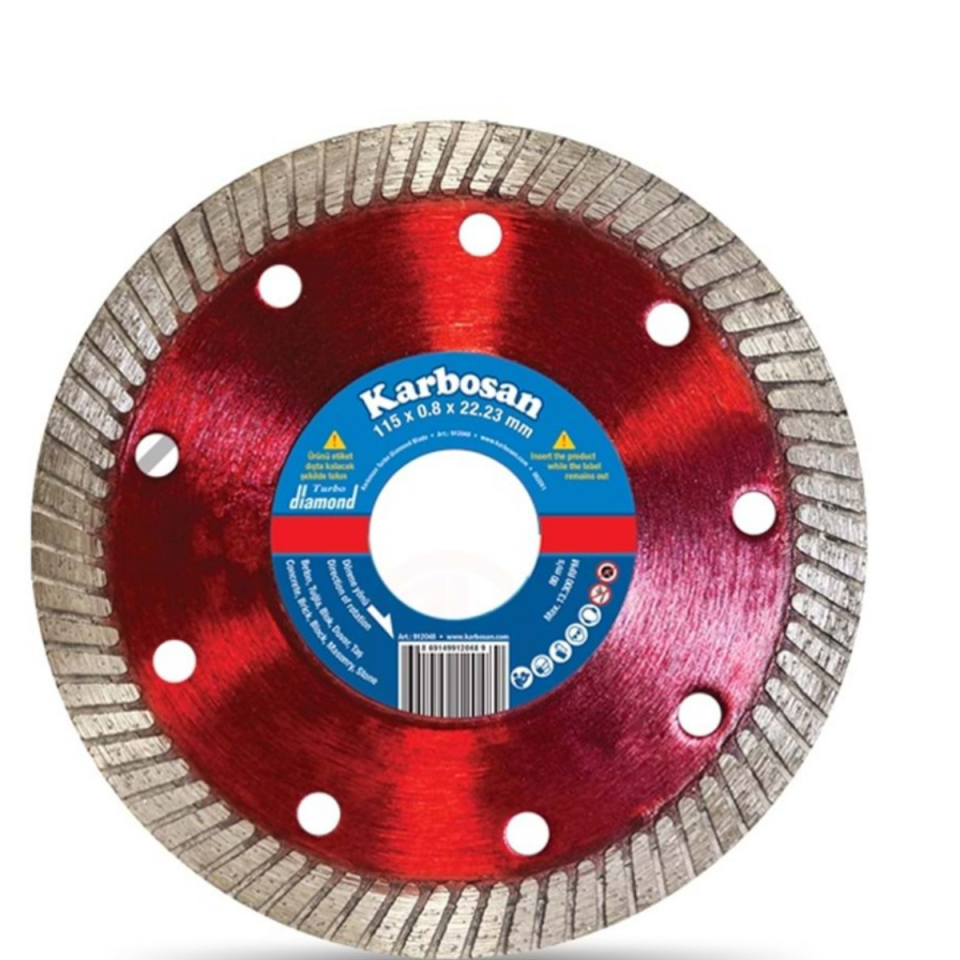 KARBOSAN SERAMİK KESİCİ İ115 MM İNCE 13236 912048