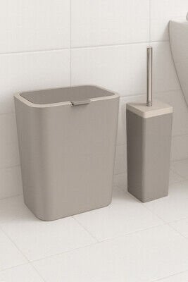 PRİMANOVA FLİP 2Lİ BANYO SETİ KOYU BEJ