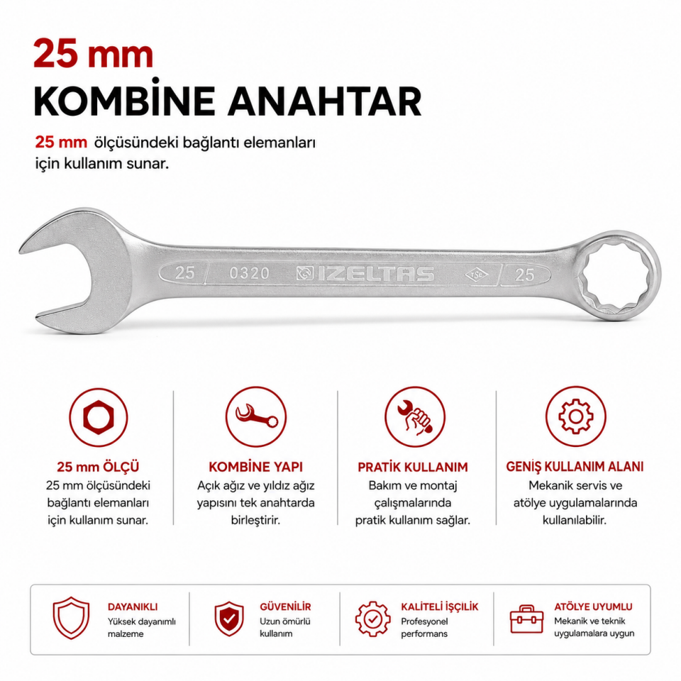 İZELTAŞ KOMBİNE ANAH. 25MM