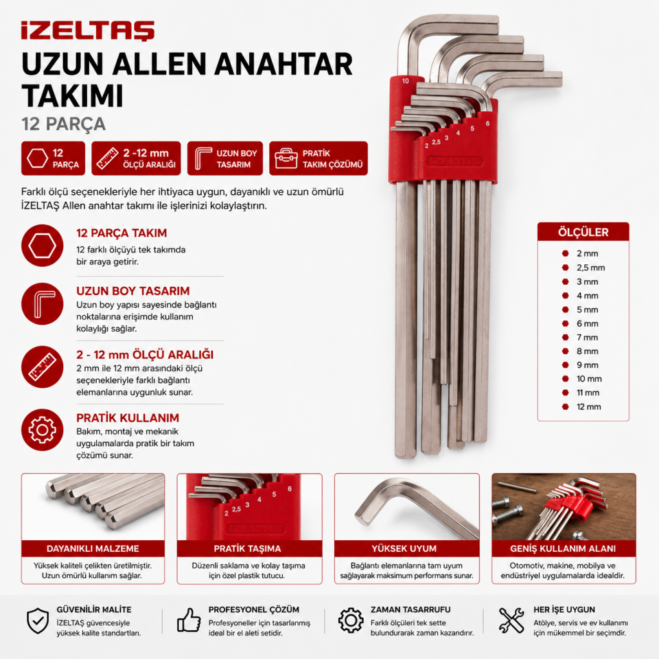 İZELTAŞ ALLEN ANAH. TAKIMI 12 Lİ UZUN