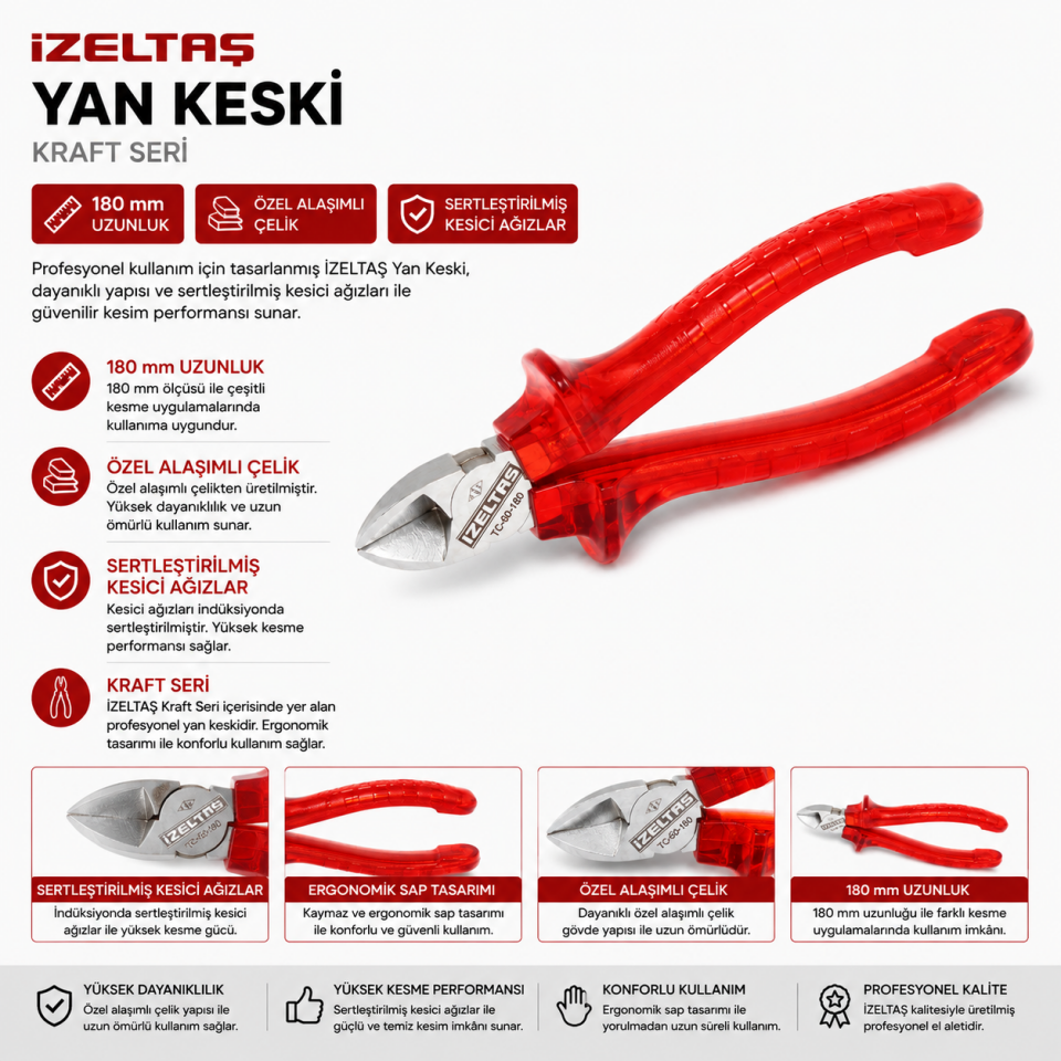 İZELTAŞ YANKESKİ KRAFT 180 MM