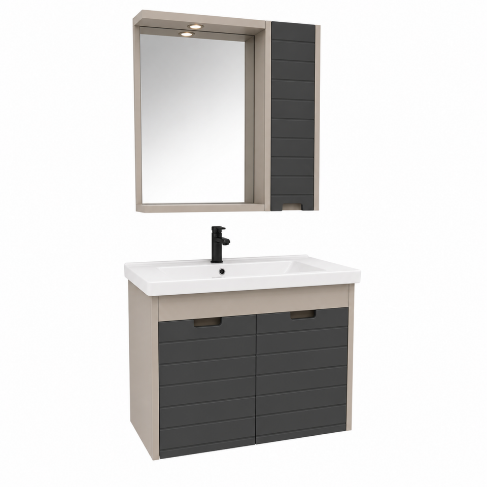 BANYO DOLABI 60 CM KUMTAŞI