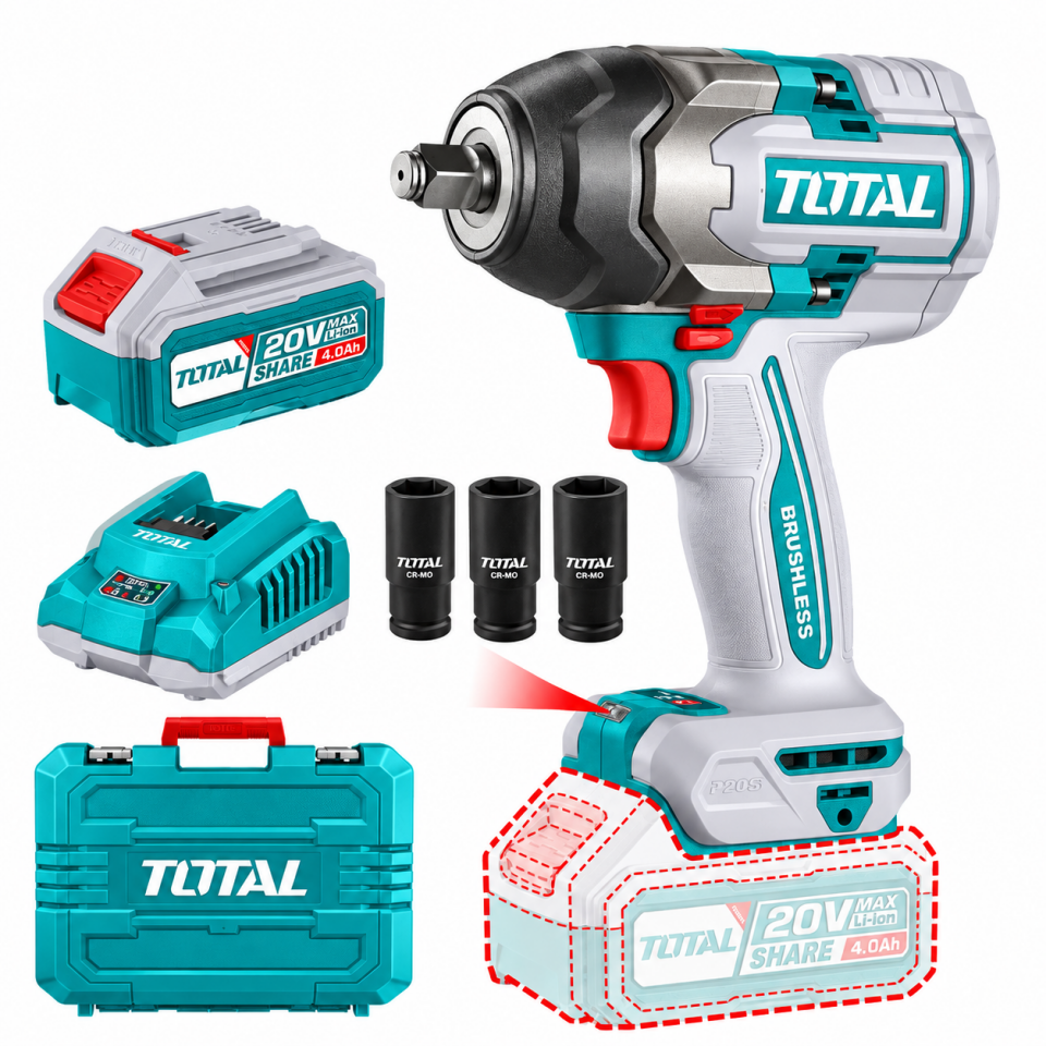 TOTAL AKÜLÜ SOMUN SÖKME 850NM TIWLI2085E