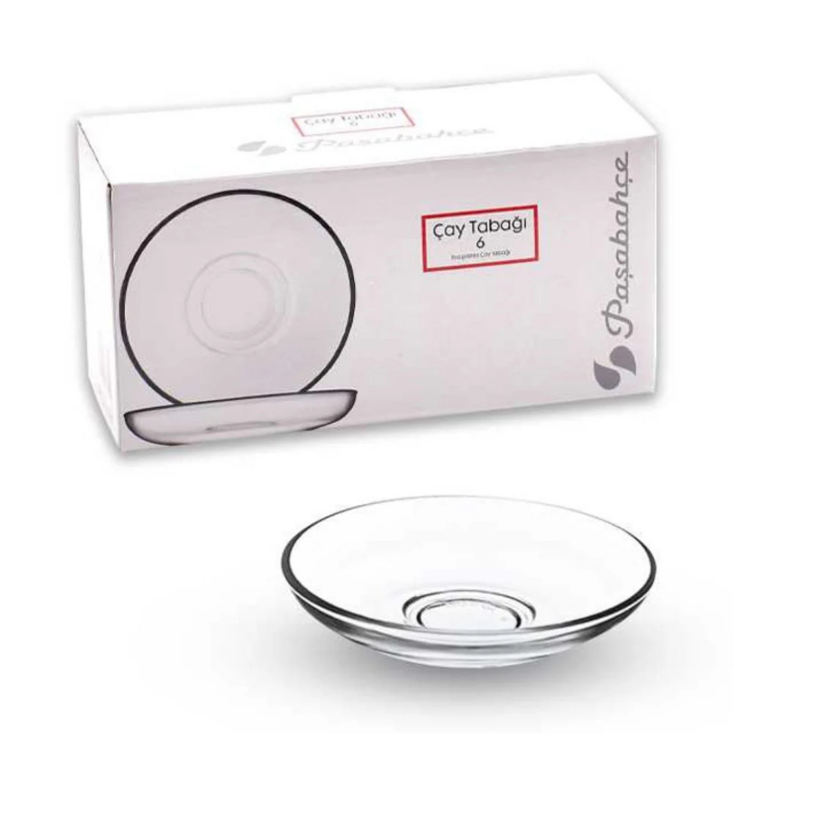 PAŞABAHÇE ÇAY TABAĞI 6 LI