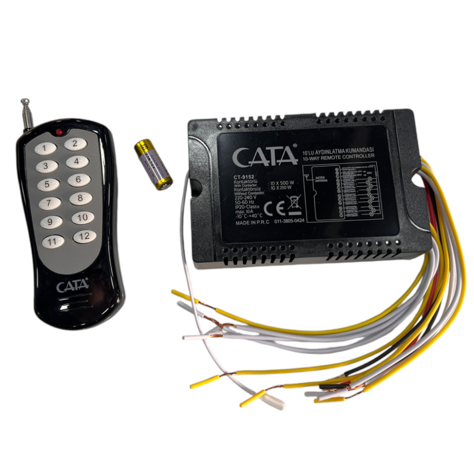 CATA AVİZE  KUMANDASI CT-9152 10 LU