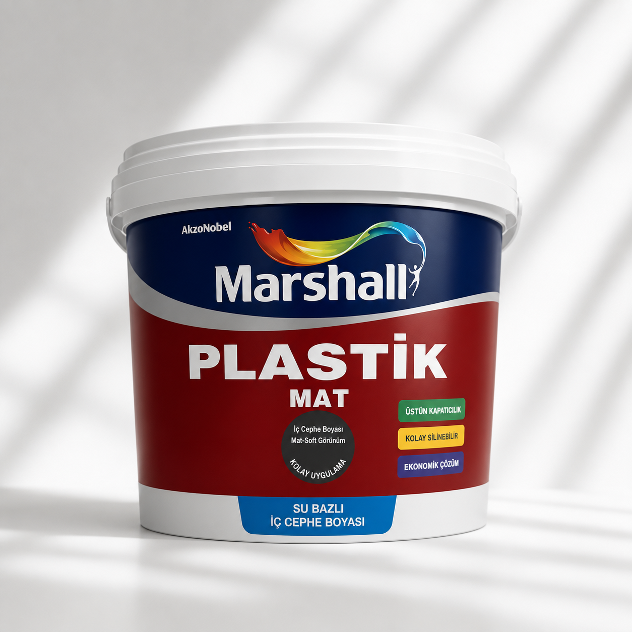 MARSHALL PLASTİK MAT SİYAH 2,5 LT