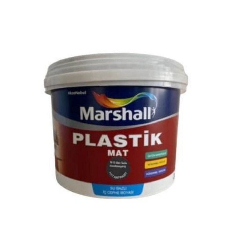 MARSHALL PLASTİK MAT SİYAH 2,5 LT