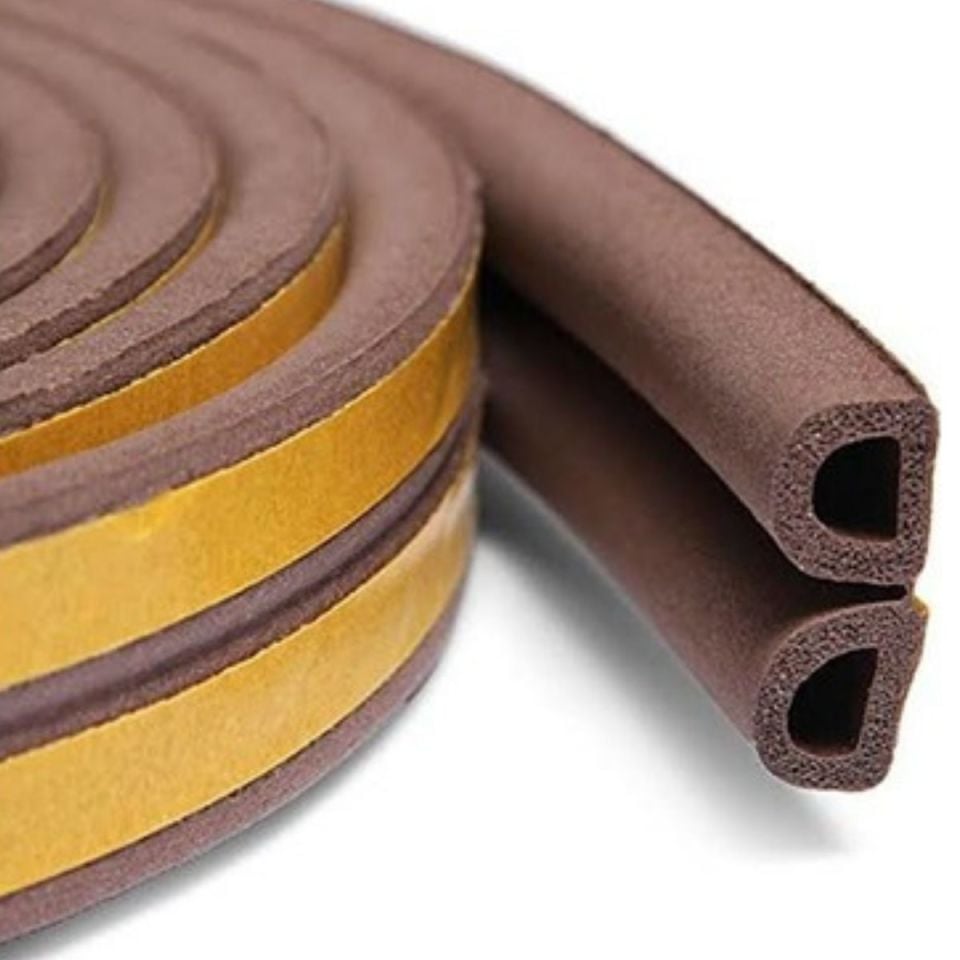 BUMY KAPI VE PENCERE KAUÇUK BANT 6,20 M KAHVERENGİ