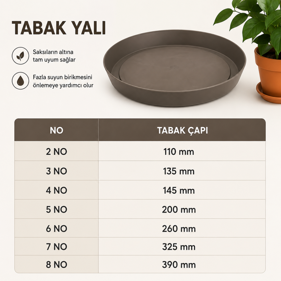 SAKSI YALI TABAK NO:6 MOCHA