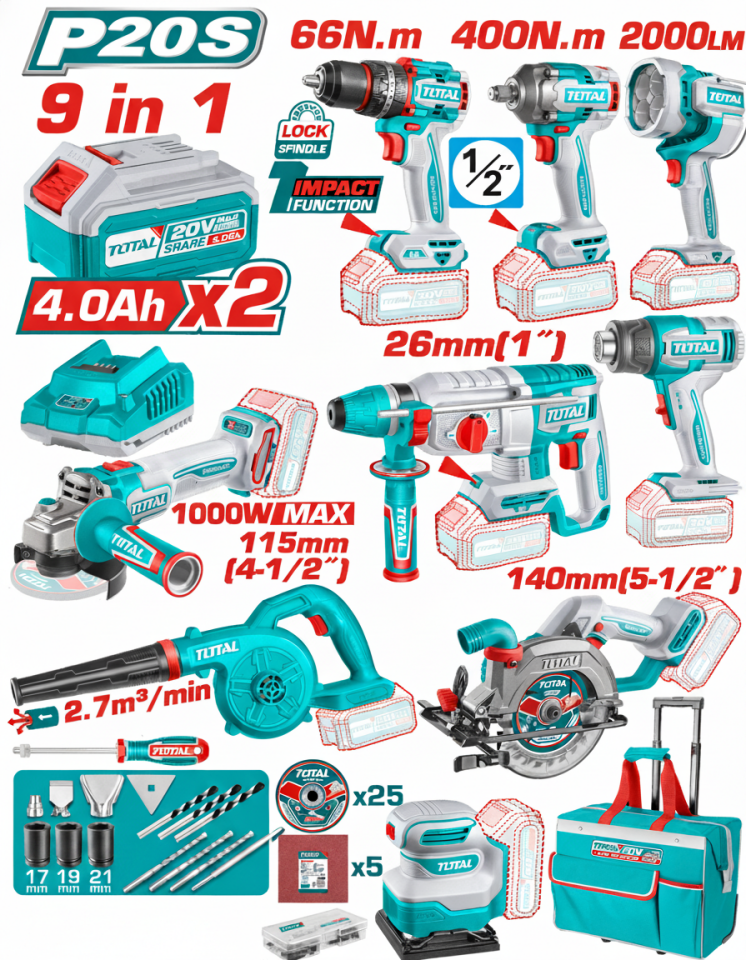 TOTAL 9 LU AVANTAJ SET TOSLI250381E