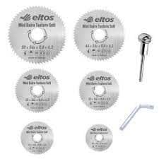 ELTOS MİNİ DAİRE TESTERE SETİ 7 PARÇA MDT007