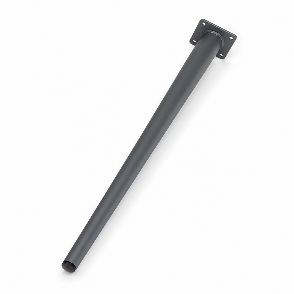 KONİK AÇILI SEHPA AYAĞI 51X42 ANTRASİT GRİ STK-838