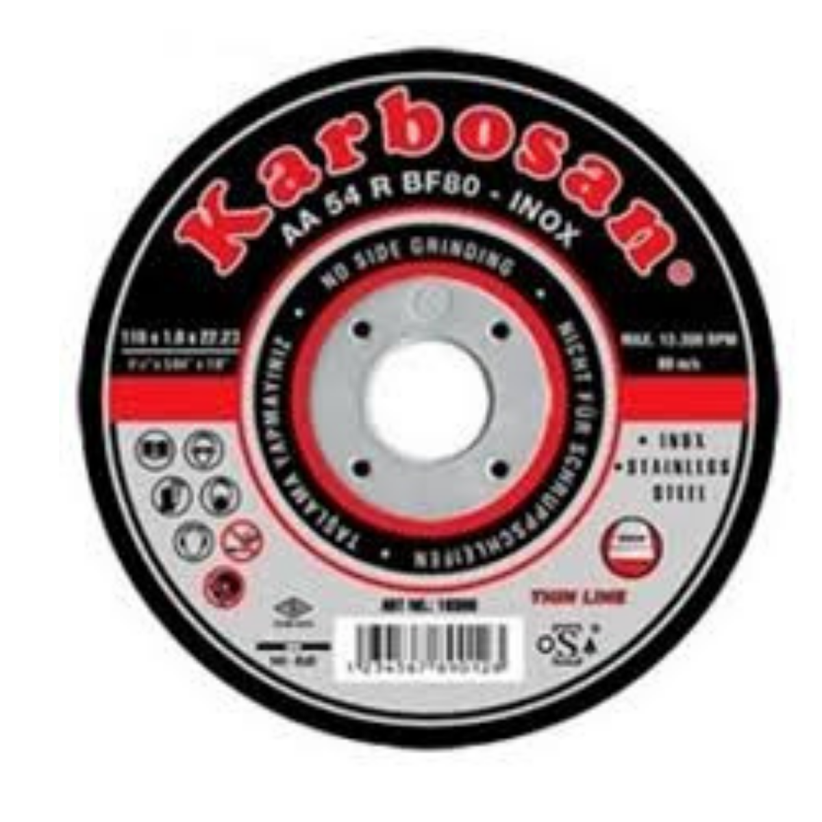 KARBOSAN KROM KESİCİ 115 THIN LINE 910380