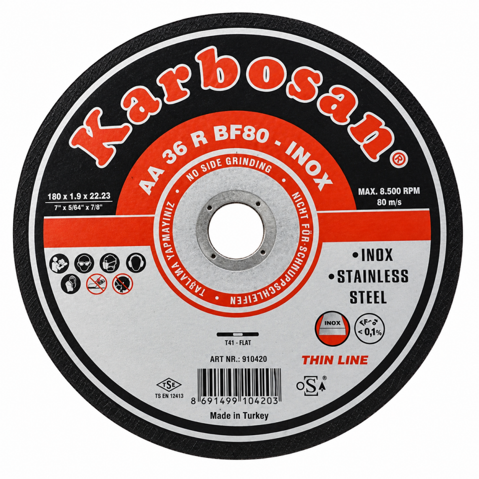 KARBOSAN KROM KESİCİ 180 LINE 910420