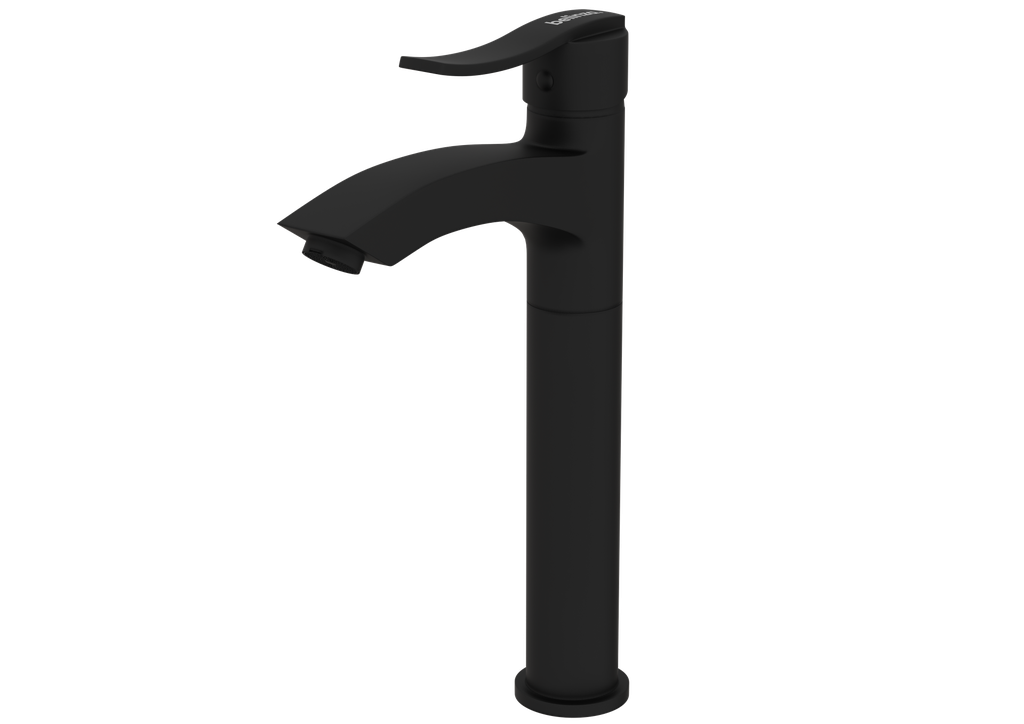 BELİNZA CARIN ÇANAK LAVABO BATARYASI SİYAH 10410