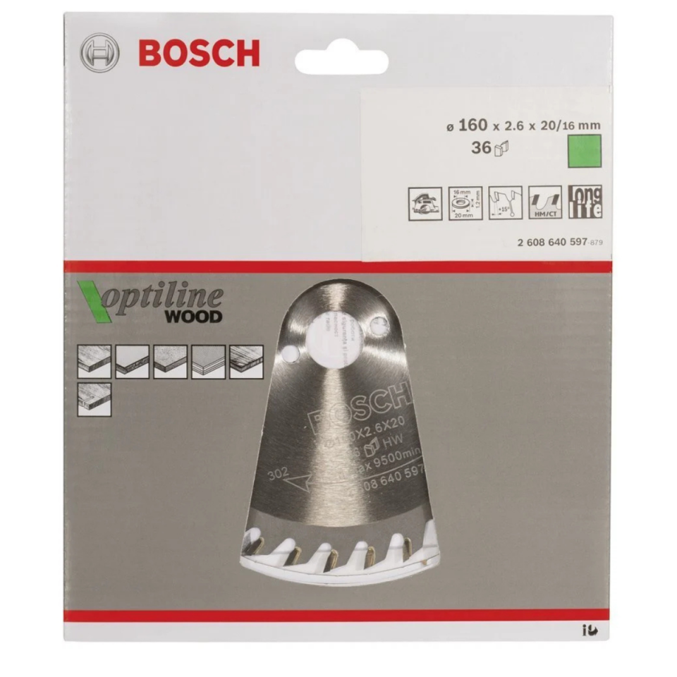 BOSCH SUNTA KESME 160 MM 36 DİŞ 2608640597