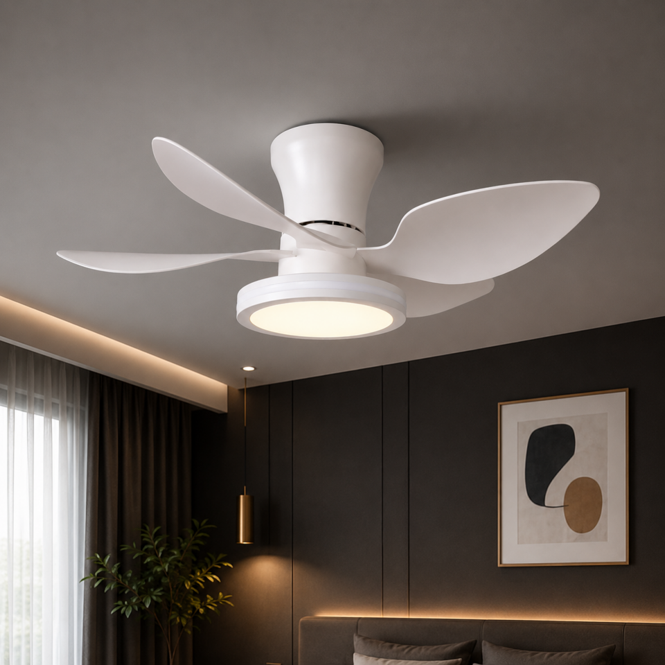 VANTİ TAVAN VANTİLATÖRÜ LEDLİ BEYAZ KCF-304