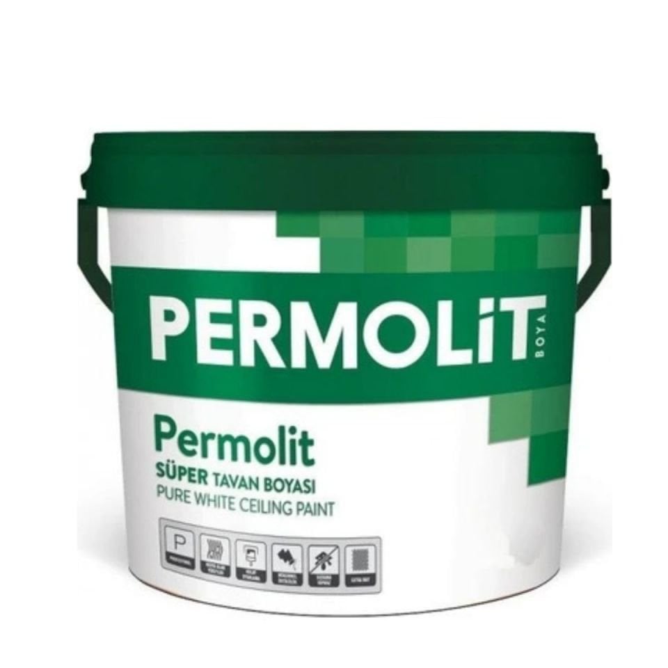 PERMOLİT SÜPER TAVAN BOYASI 17,5 KG