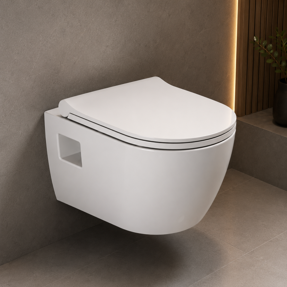 LUNA VORTEX FLUSH KANALSIZ ASMA KLOZET BEYAZ LUCCO