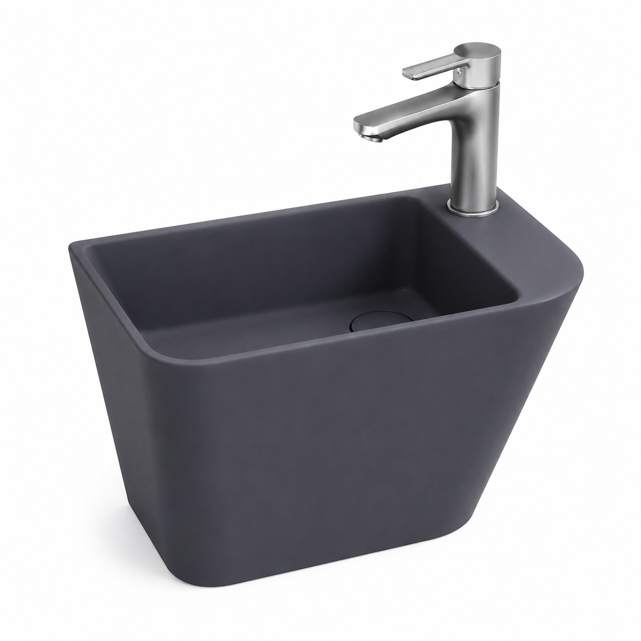 LAVABO 28 CM PRİMO MAT ANTRASİT LUCCO