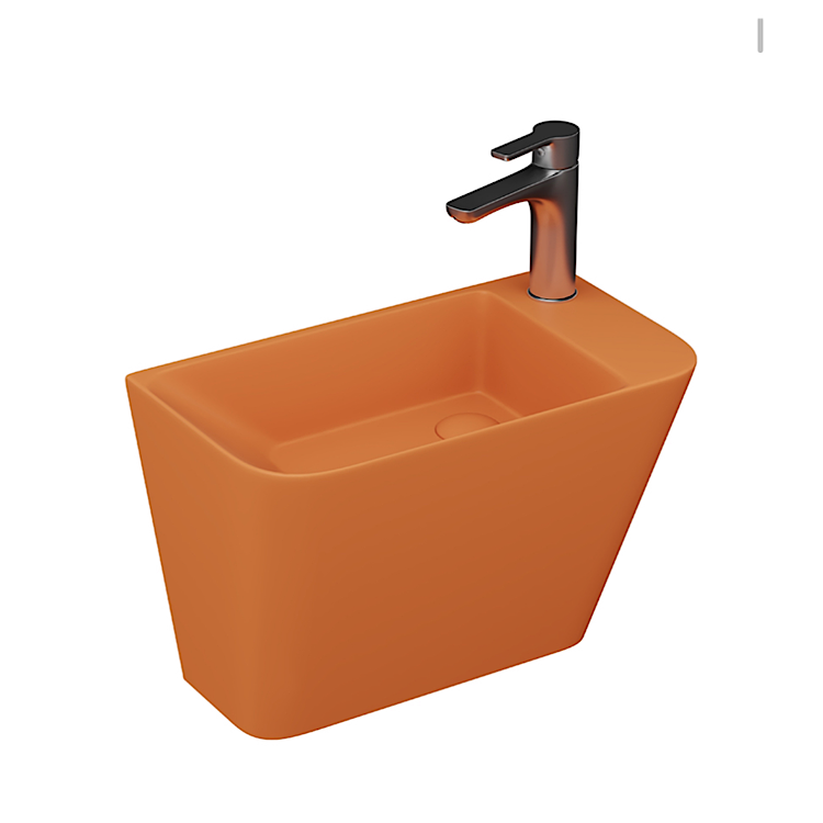 LAVABO 28 CM PRİMO MAT TURUNCU LUCCO