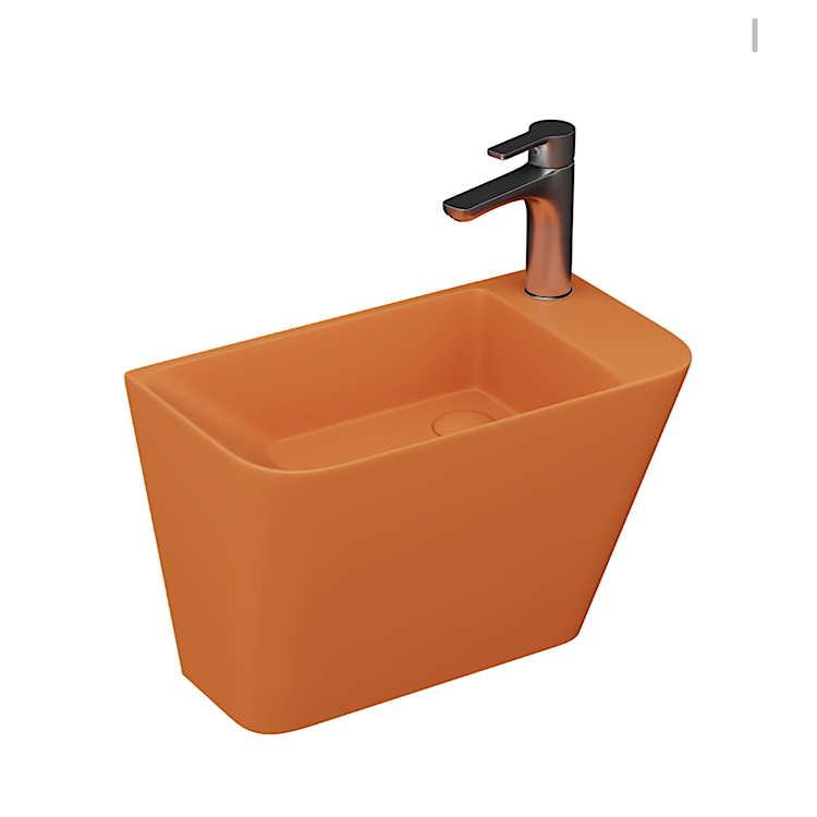 LAVABO 28 CM PRİMO MAT TURUNCU LUCCO