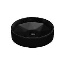 LAVABO 42 CM DİAMENTE PARLAK SİYAH LUCCO