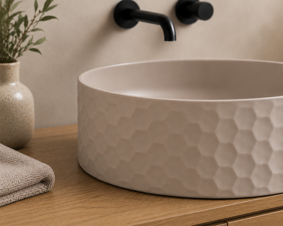 LAVABO 44 CM SİENA MAT LATTE LUCCO