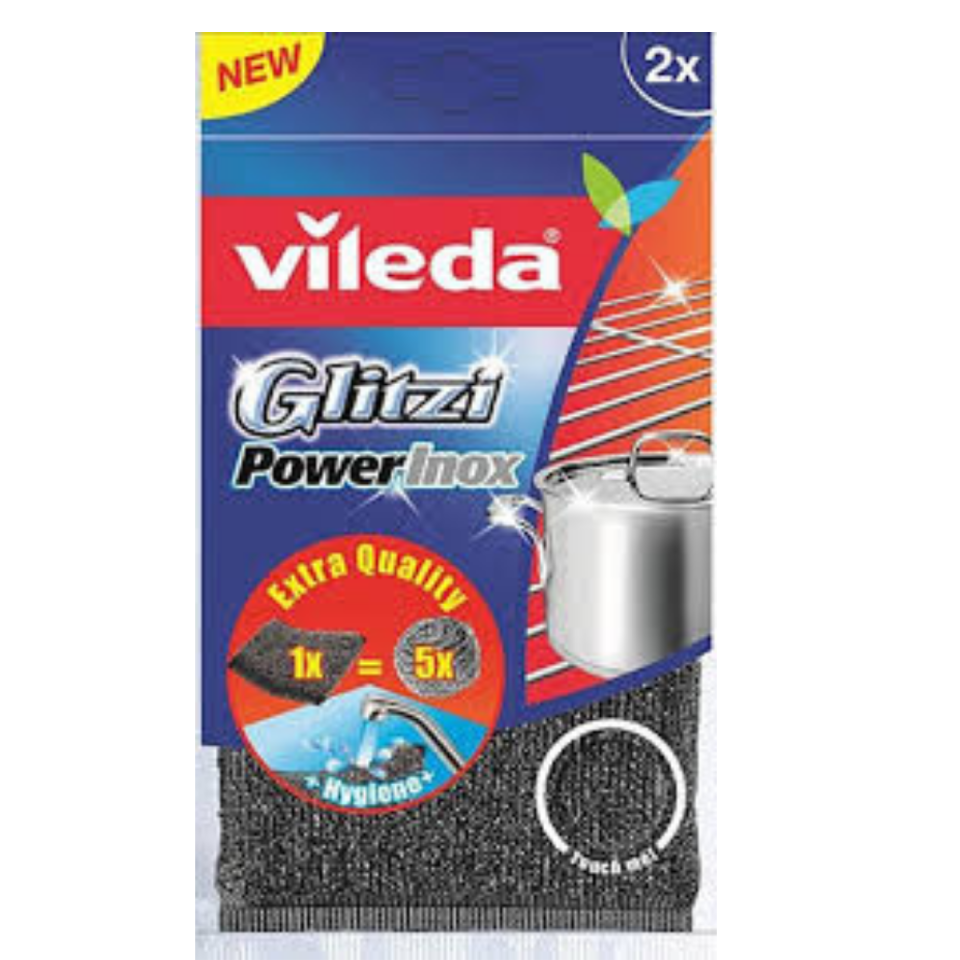VİLEDA POWER PAD İNOX 2 Lİ