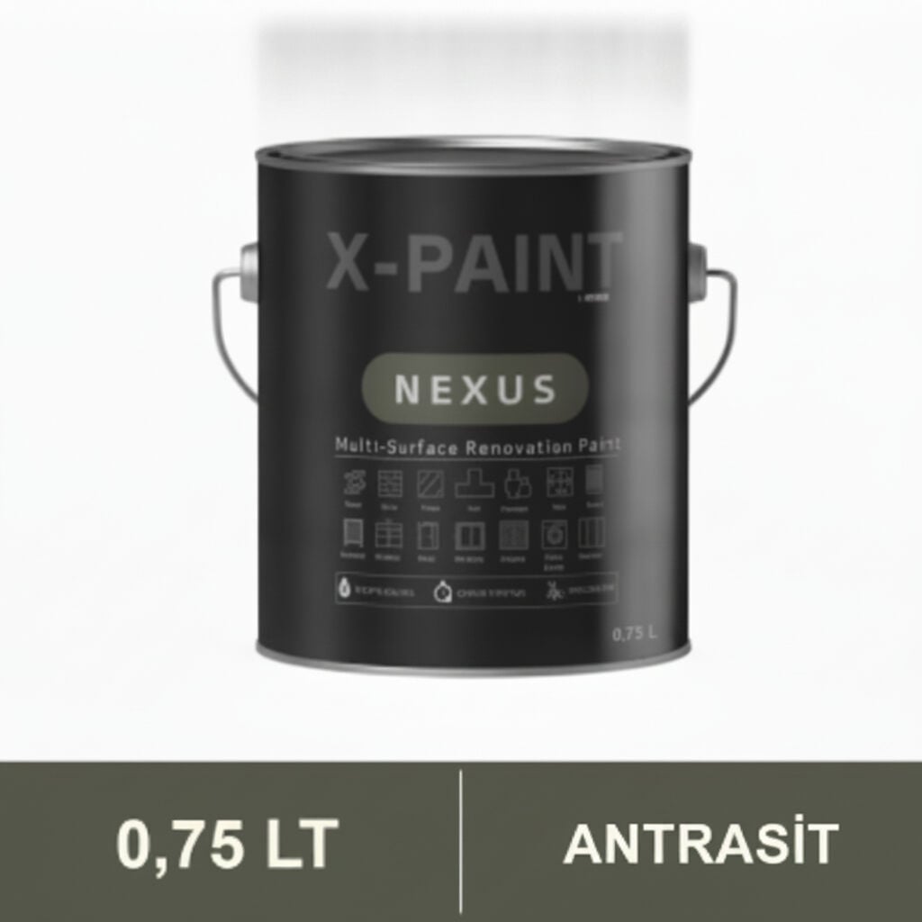 HEMEL X-PAİNT METAL ANTRASİT 0,75 LT