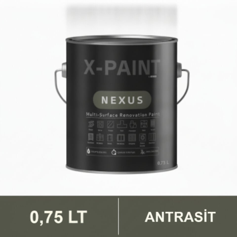 HEMEL X-PAİNT METAL ANTRASİT 0,75 LT