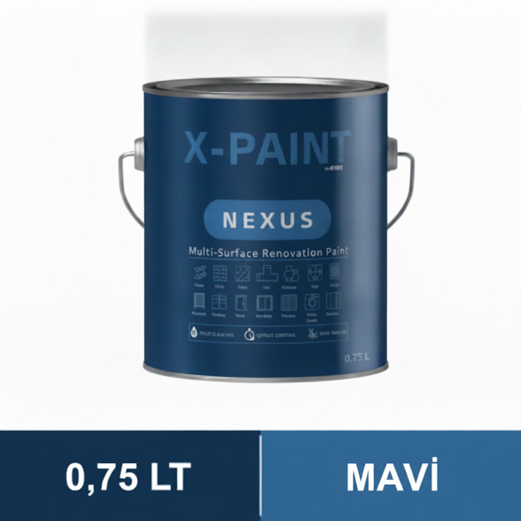 HEMEL X-PAİNT METAL MAVİ 0,75 LT