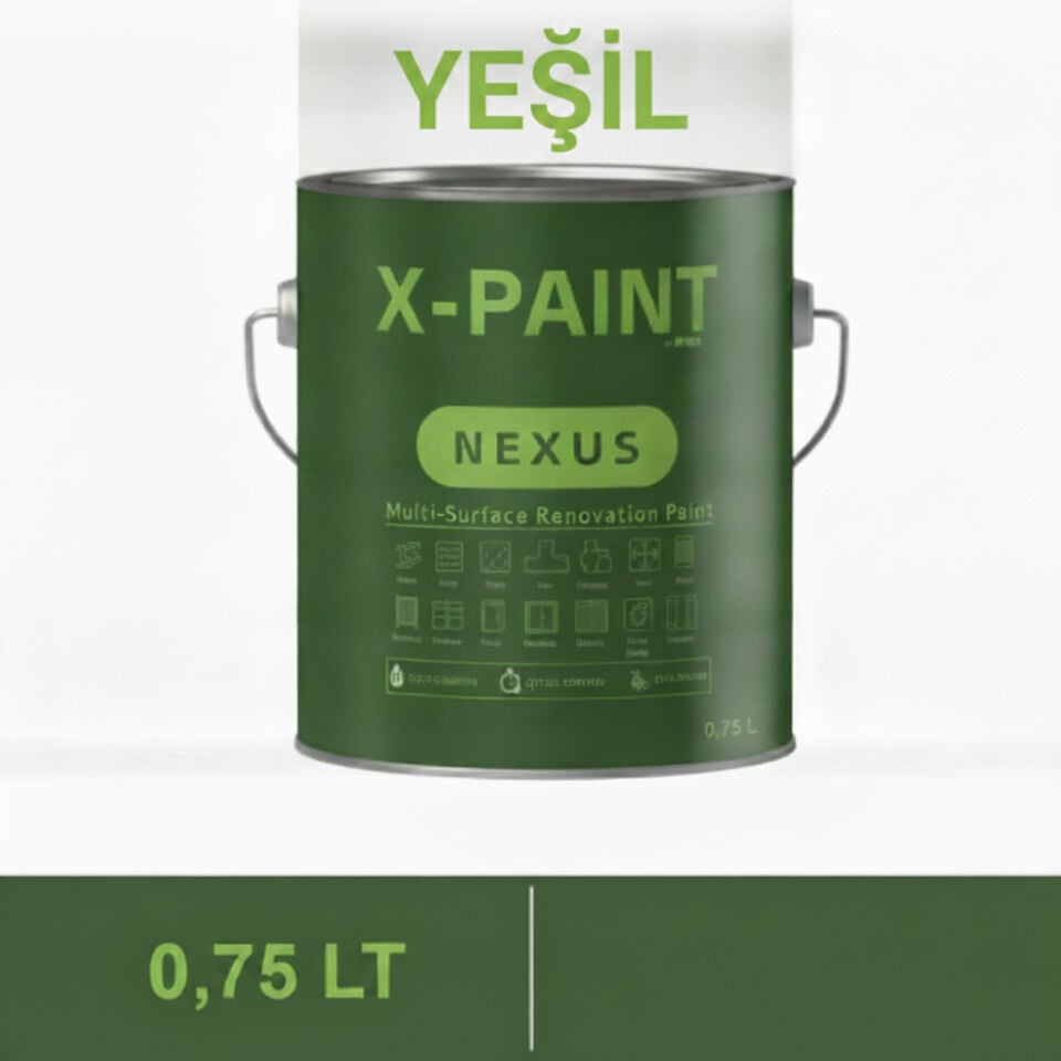 HEMEL X-PAİNT METAL YEŞİL 0,75 LT