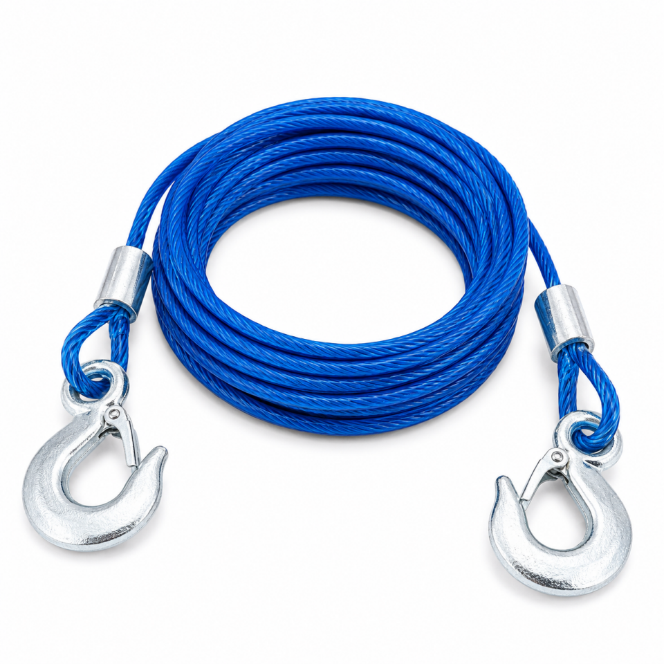 AUTOKİT ÇELİK ÇEKME HALATI 6MM 3,5M 2 TON FA1-037