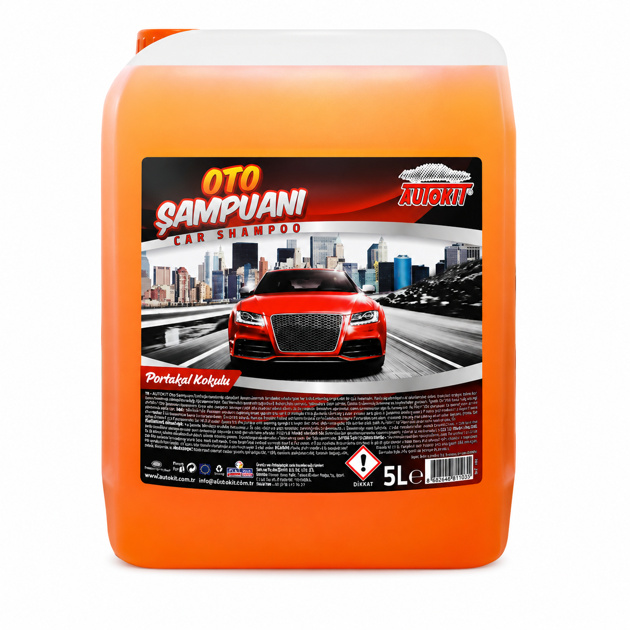 AUTOKİT OTO ŞAMPUAN PORTAKAL 5L FA1-219