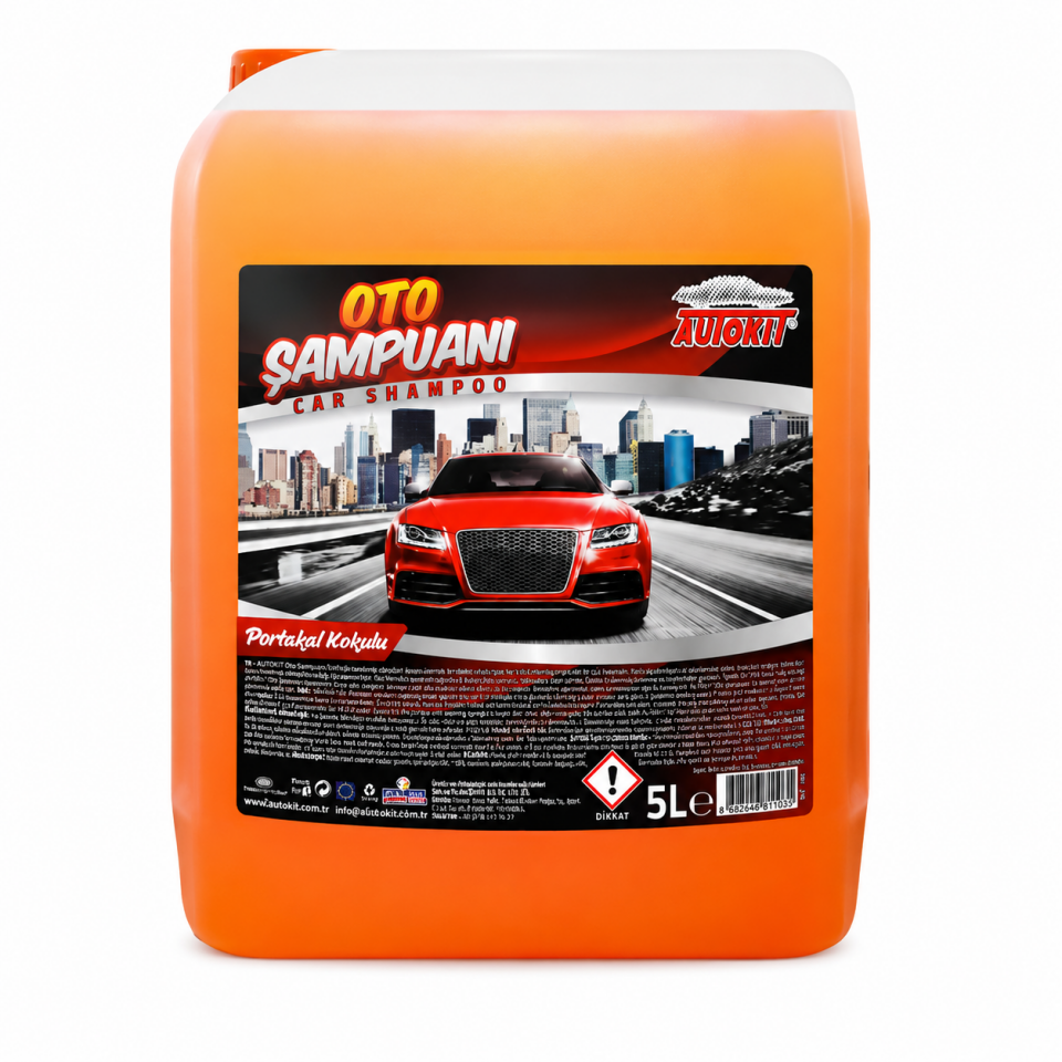 AUTOKİT OTO ŞAMPUAN PORTAKAL 5L FA1-219