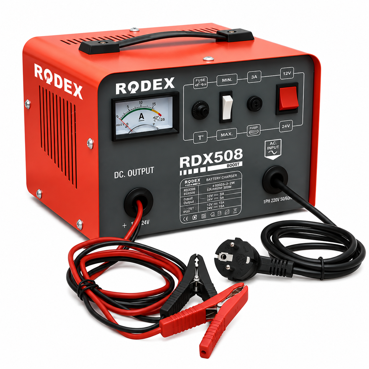 RODEX E.AKÜ ŞARJ MAKİNESİ RDX508