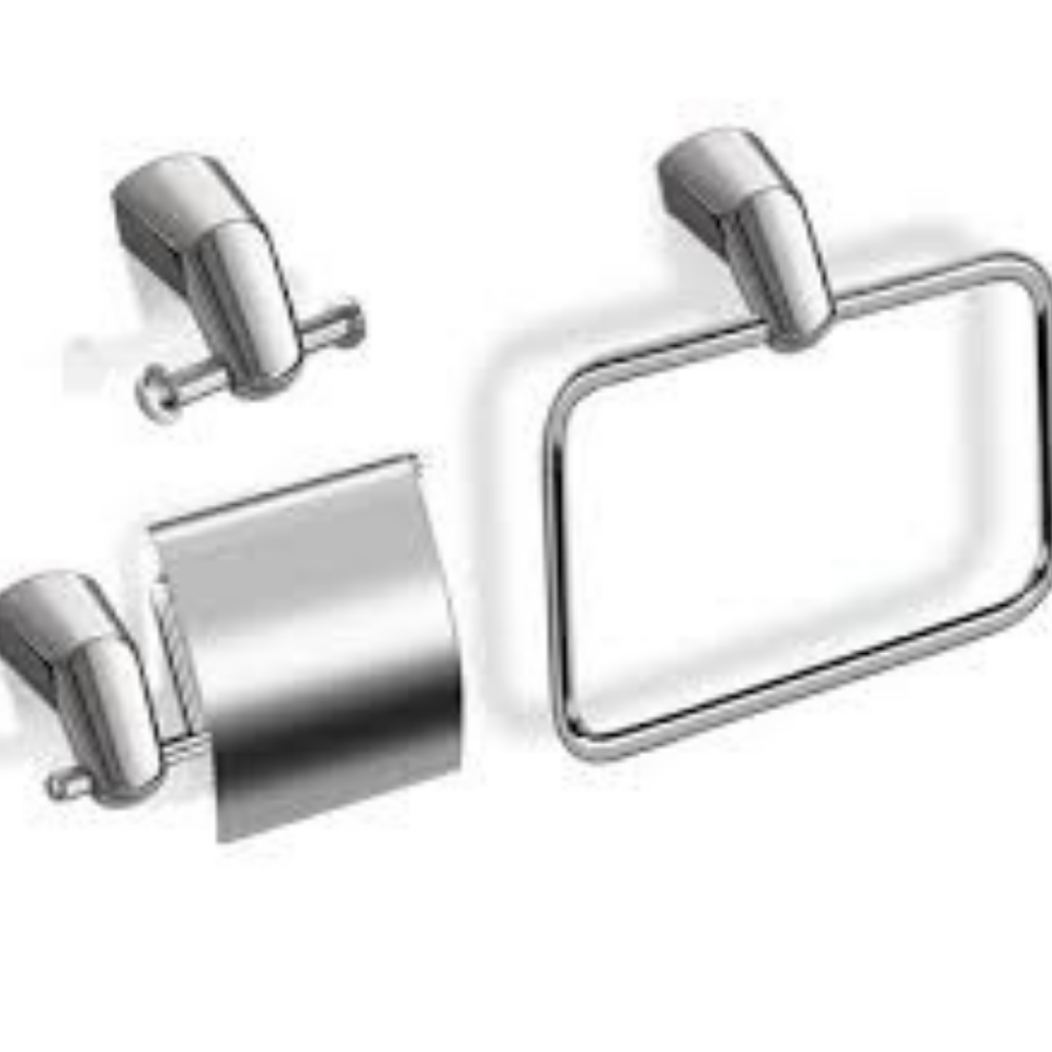 MESA TRUVA SERİSİ KROM KAPLAMA 3 LÜ AKSESUAR SETİ