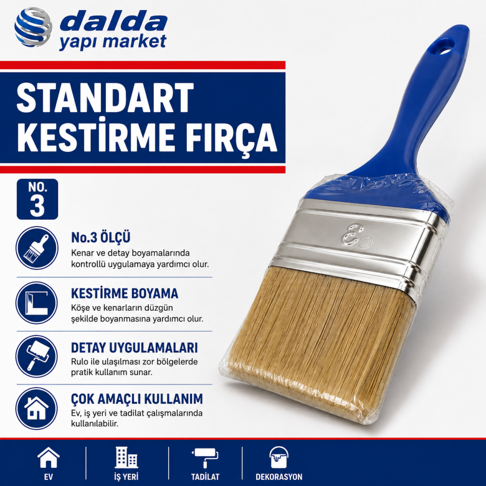 DALDA STANDART KESTİRME FIRÇA NO.3
