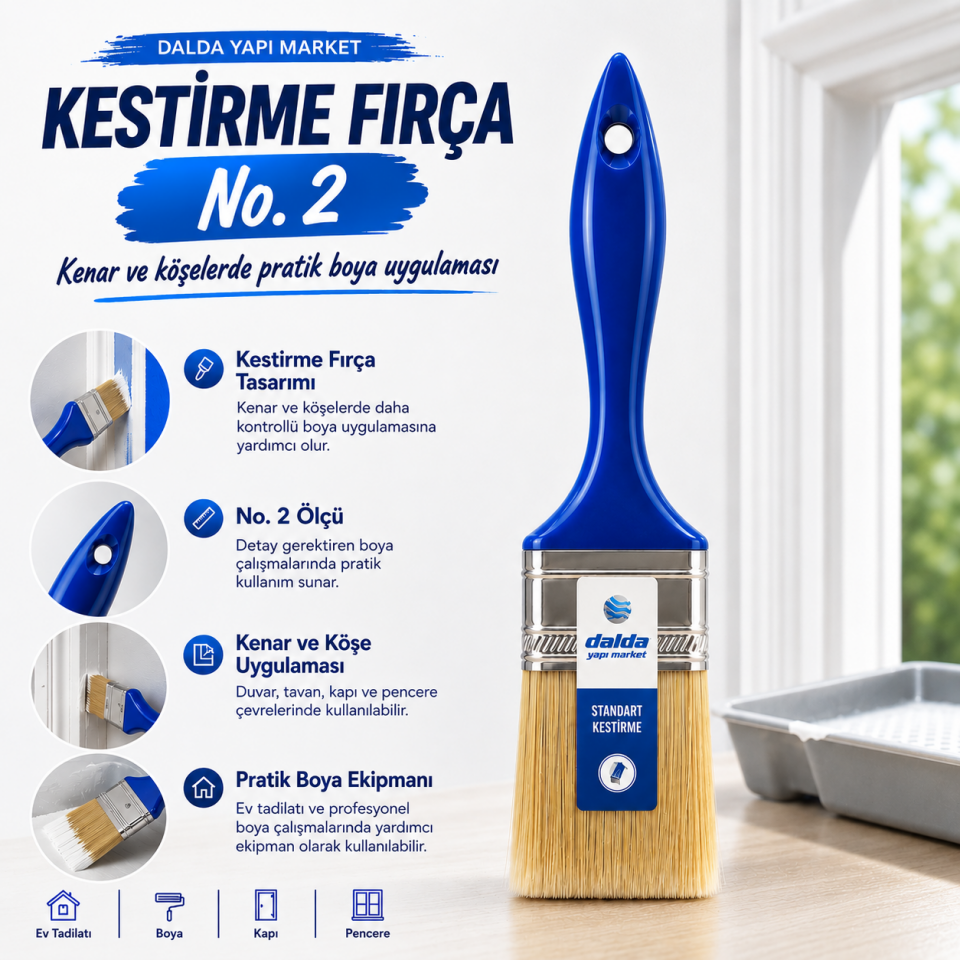 DALDA STANDART KESTİRME FIRÇA NO.2