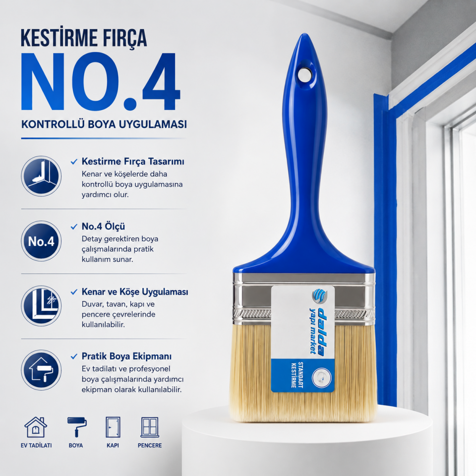 DALDA STANDART KESTİRME FIRÇA NO.4
