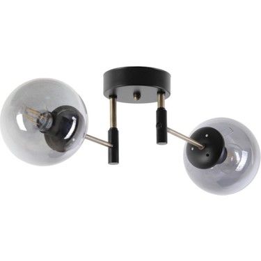 AVİZE DOLUNAY 2 Lİ SİYAH KROM 9534