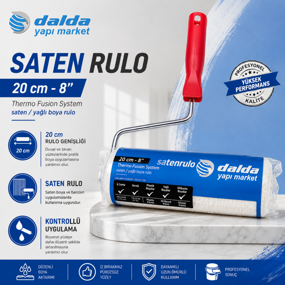 DALDA SATEN RULO 20 CM