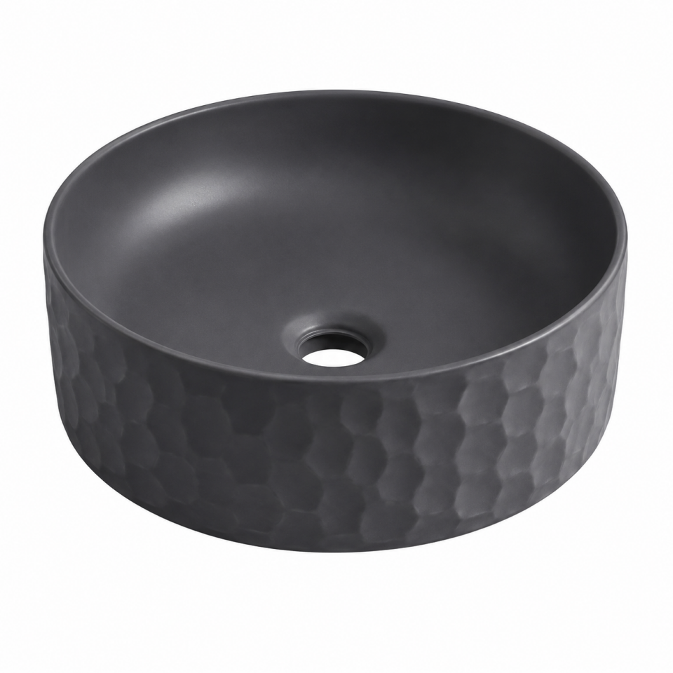 LUCCO LAVABO SİENA 44 CM MAT ANTRASİT